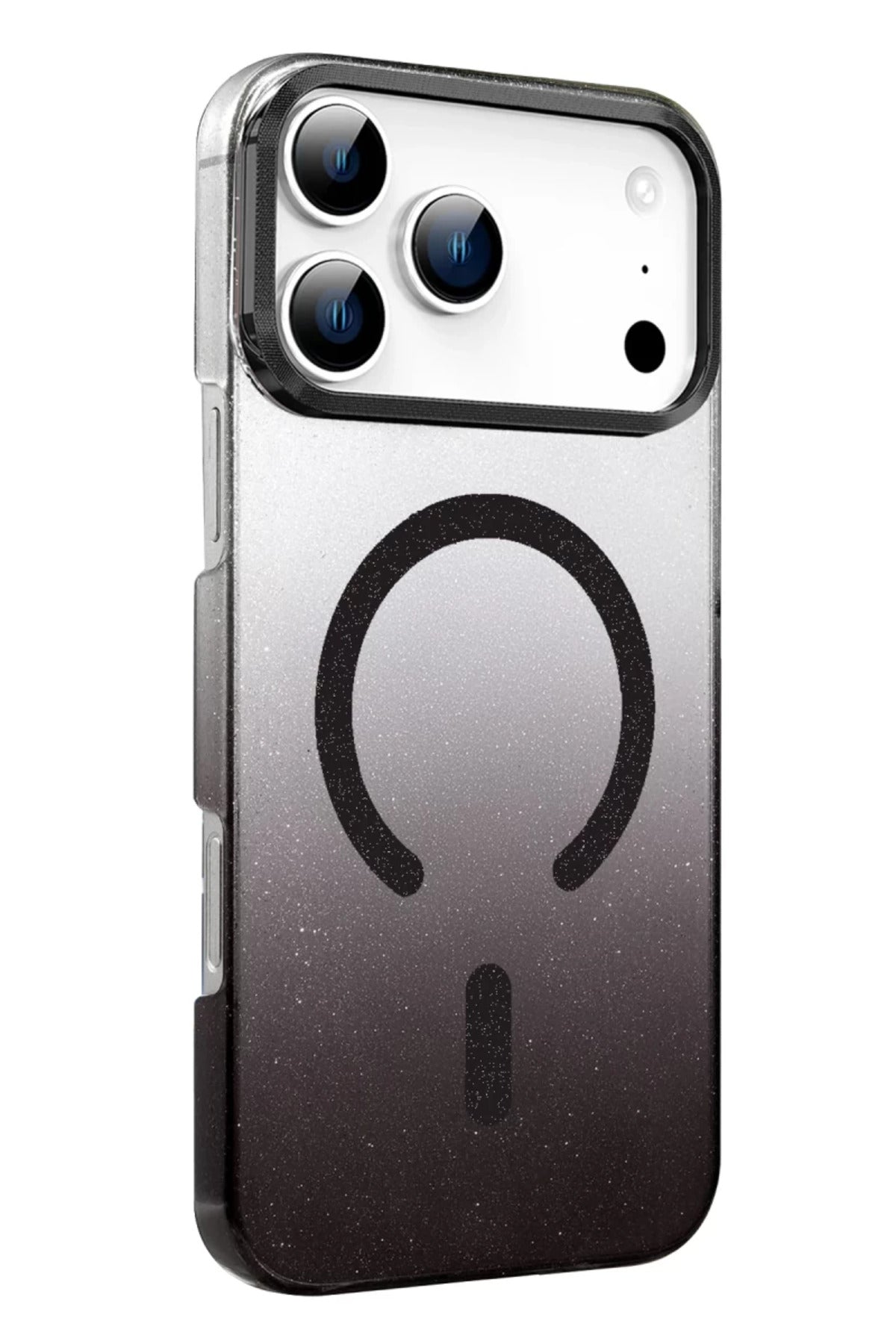 Apple iPhone 17 Pro Max Uyumlu Glossy Magsafe Kapak - Siyah