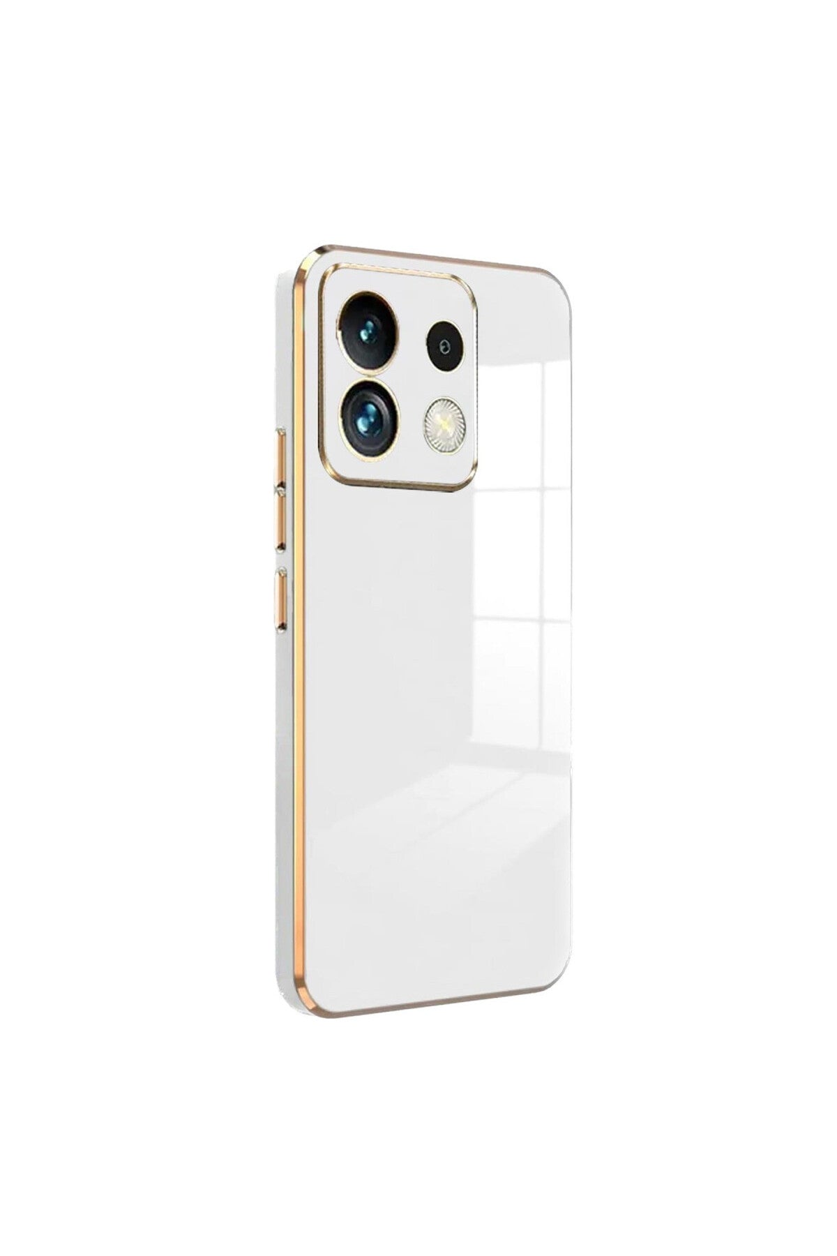 Xiaomi Redmi Note 13 4G Uyumlu Kılıf Volet Silikon - Beyaz
