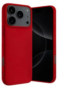 Apple iPhone 17 Pro Max Uyumlu Nano içi Kadife Silikon - Kırmızı