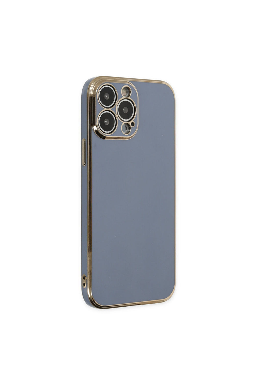 Apple iPhone 15 Pro Max Uyumlu Kılıf Volet Silikon - Mavi