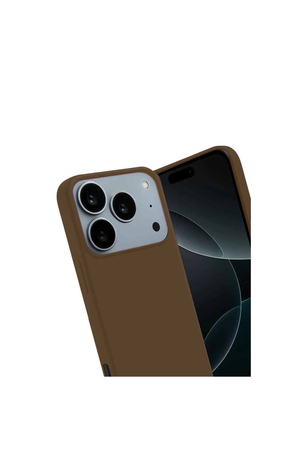 Apple iPhone 17 Pro Max Uyumlu First Silikon - Kahverengi