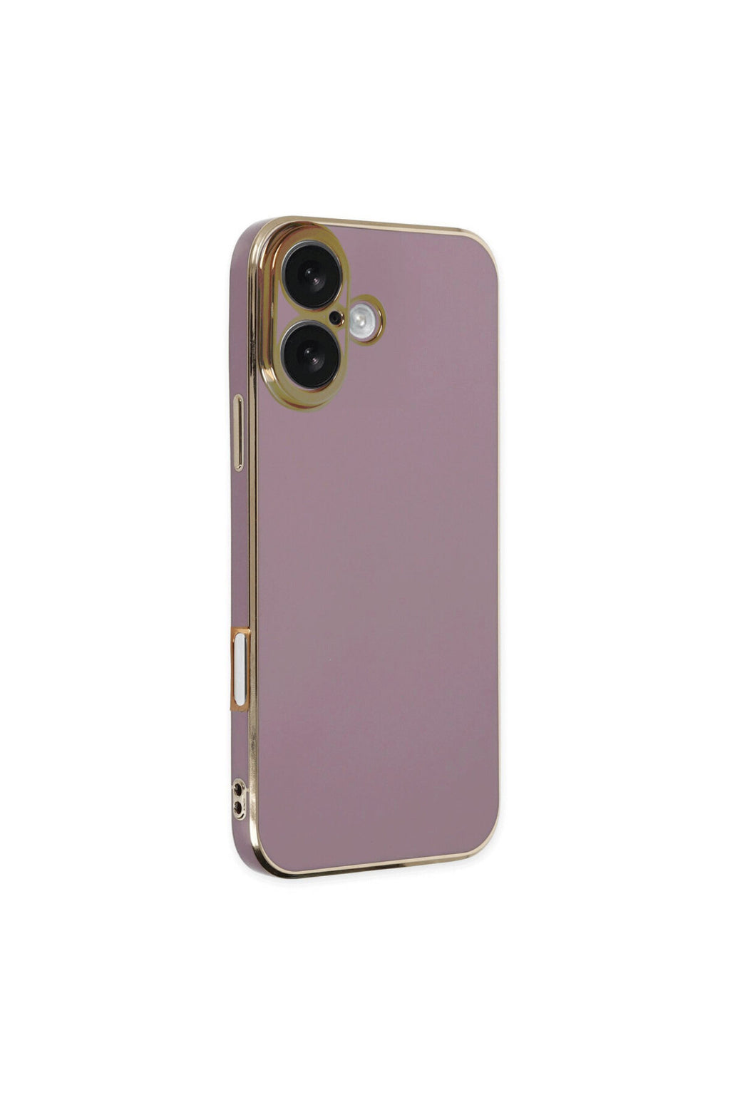 Apple iPhone 16 Uyumlu Kılıf Volet Silikon - Mor