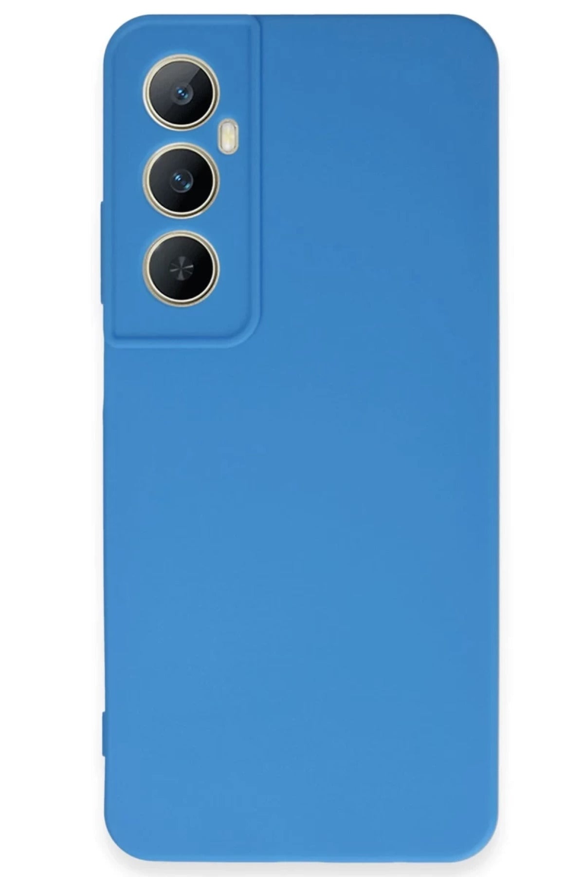Realme C65 Uyumlu Kılıf First Silikon - Mavi