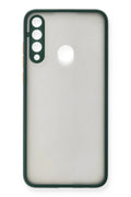 Huawei Y6P Uyumlu Kılıf Montreal Silikon Kapak - Yeşil