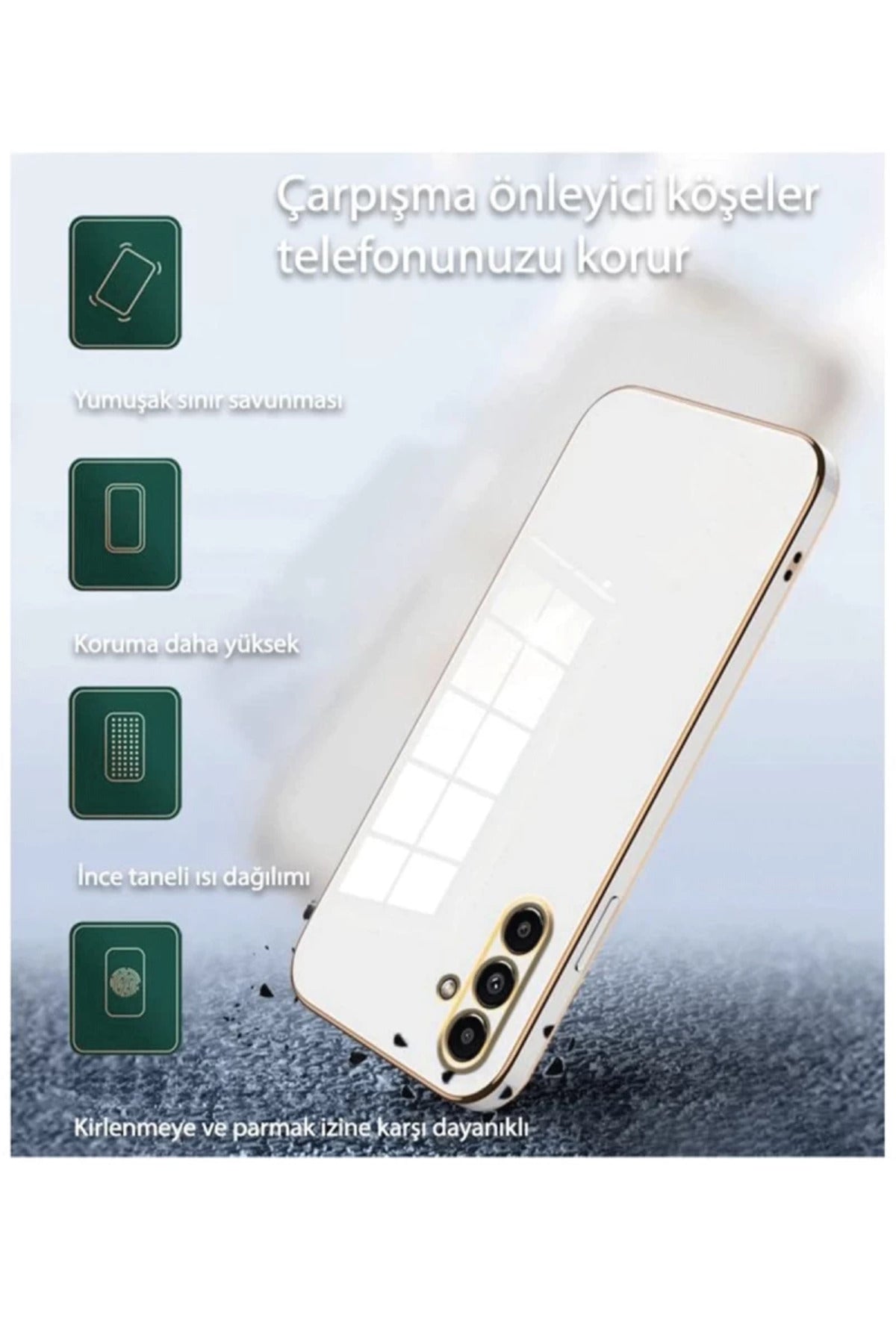 Samsung Galaxy A56 Uyumlu Kılıf Volet Silikon - Siyah