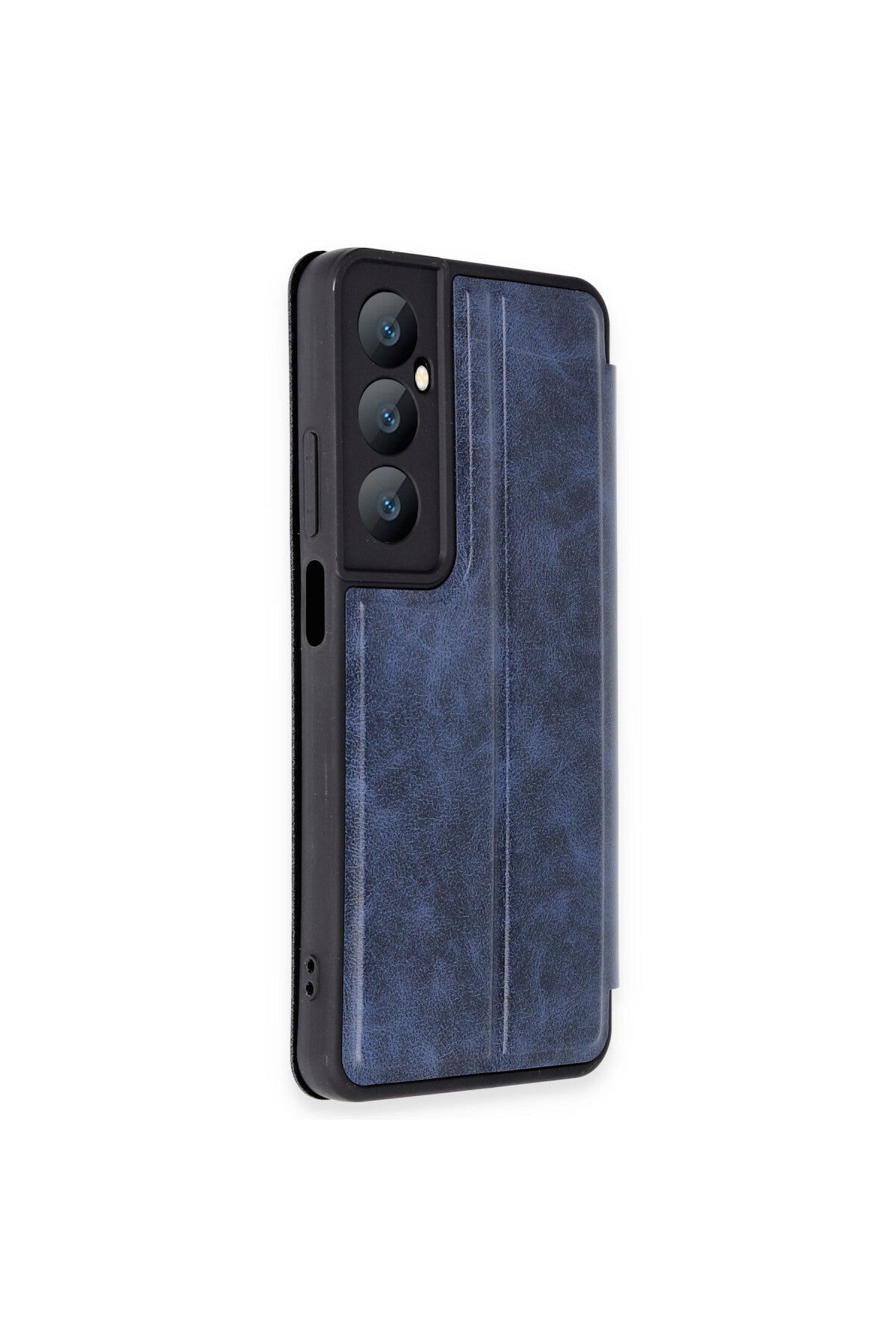 Realme C65 Uyumlu Kılıf Flip Cover - Lacivert