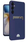 Samsung Galaxy S24 Plus Uyumlu Kelvin Kartvizitli Silikon - Lacivert