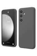 Samsung Galaxy S24 FE Uyumlu Kılıf First Silikon - Gri
