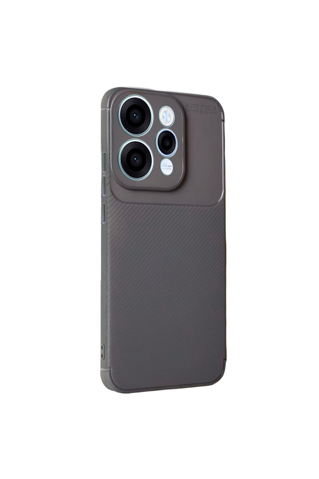 Oppo Reno 15 Uyumlu Auto Focus Karbon Kapak - Gri