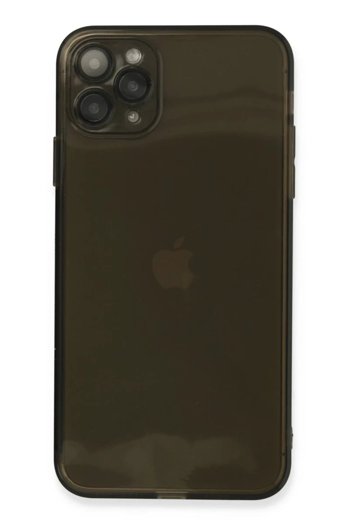 Apple iPhone 11 Pro Max Uyumlu Kılıf Fly Lens Silikon - Siyah