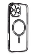 Apple iPhone 16 Pro Max Uyumlu Kılıf Kross Magneticsafe Kapak - Siyah