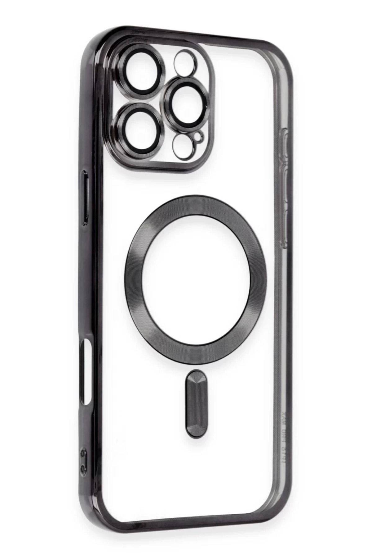 Apple iPhone 16 Pro Max Uyumlu Kılıf Kross Magneticsafe Kapak - Siyah