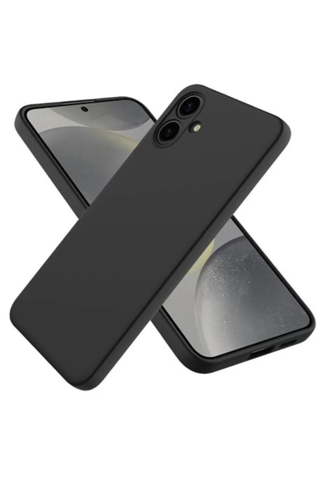 Samsung Galaxy A06 Uyumlu Kılıf First Silikon - Siyah