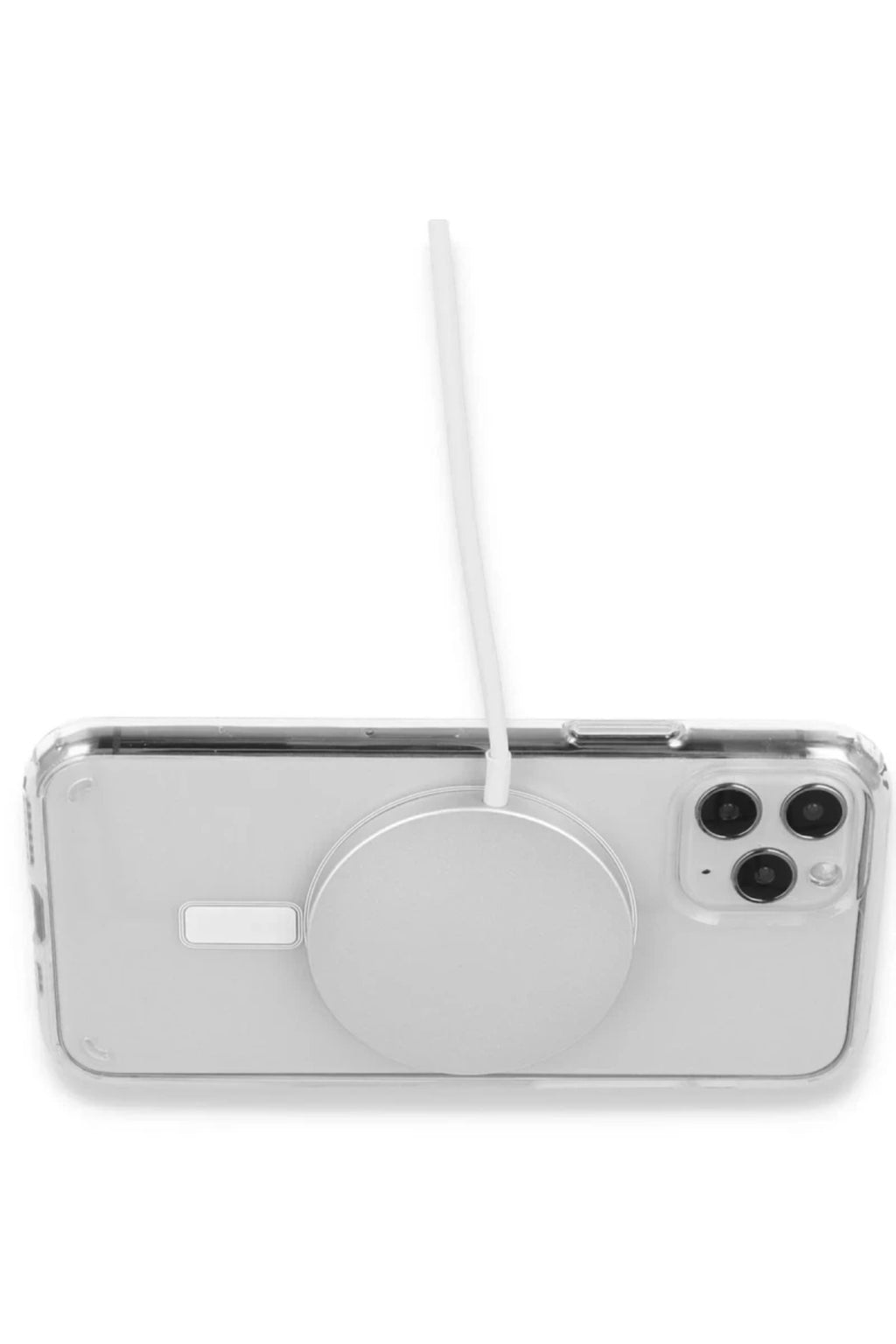 Apple iPhone 15 Plus Uyumlu Kılıf Pc Real Magsafe Kapak - Şeffaf