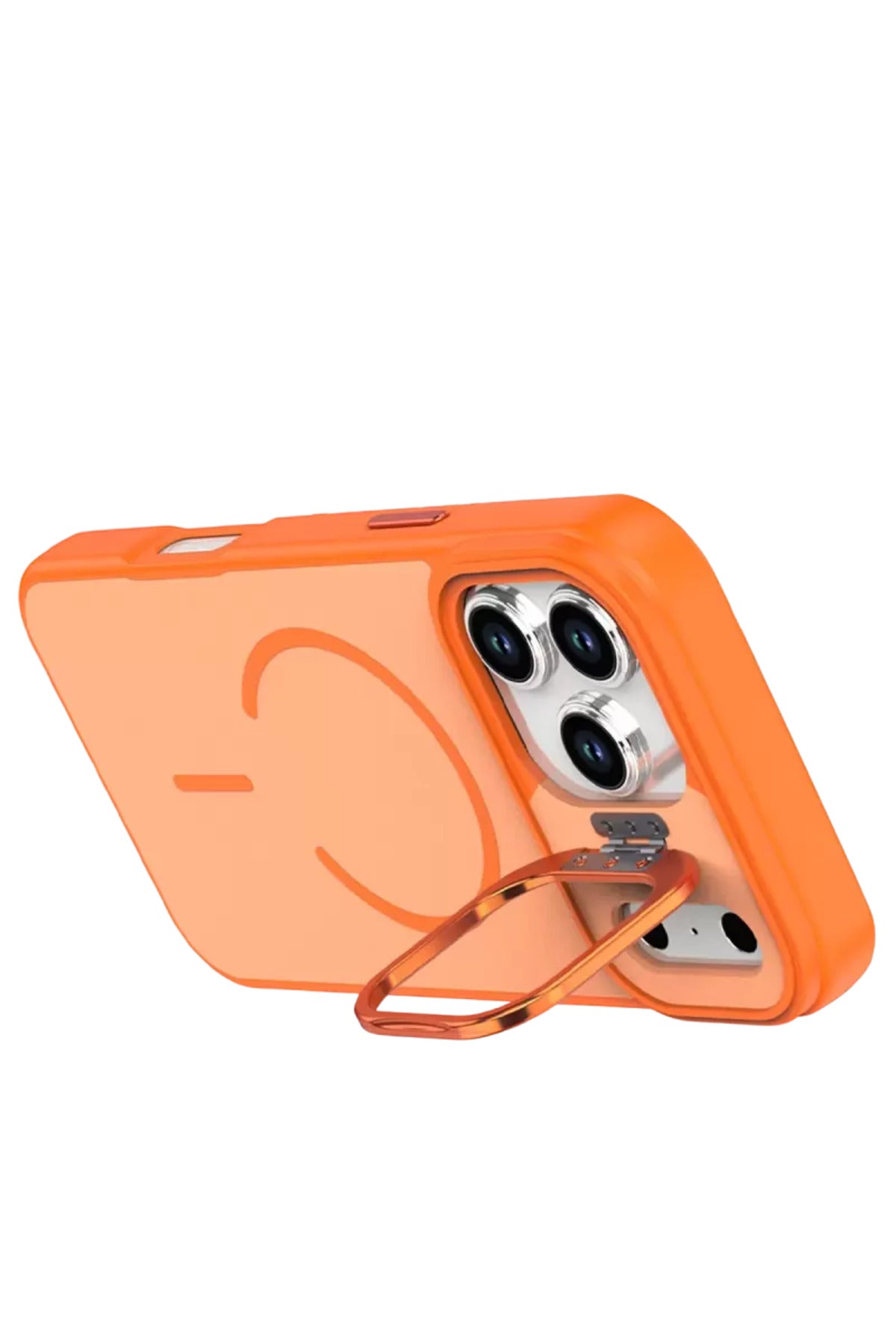 Joko Apple iPhone 17 Pro Max Uyumlu Flexa Magsafe Kapak - Turuncu