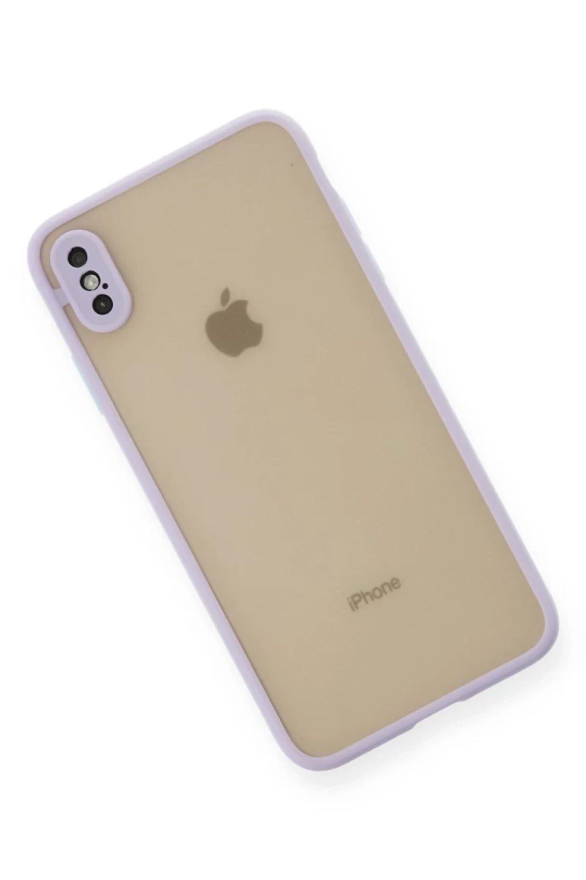 Apple iPhone XS Max Uyumlu Kılıf Montreal Silikon Kapak - Mor