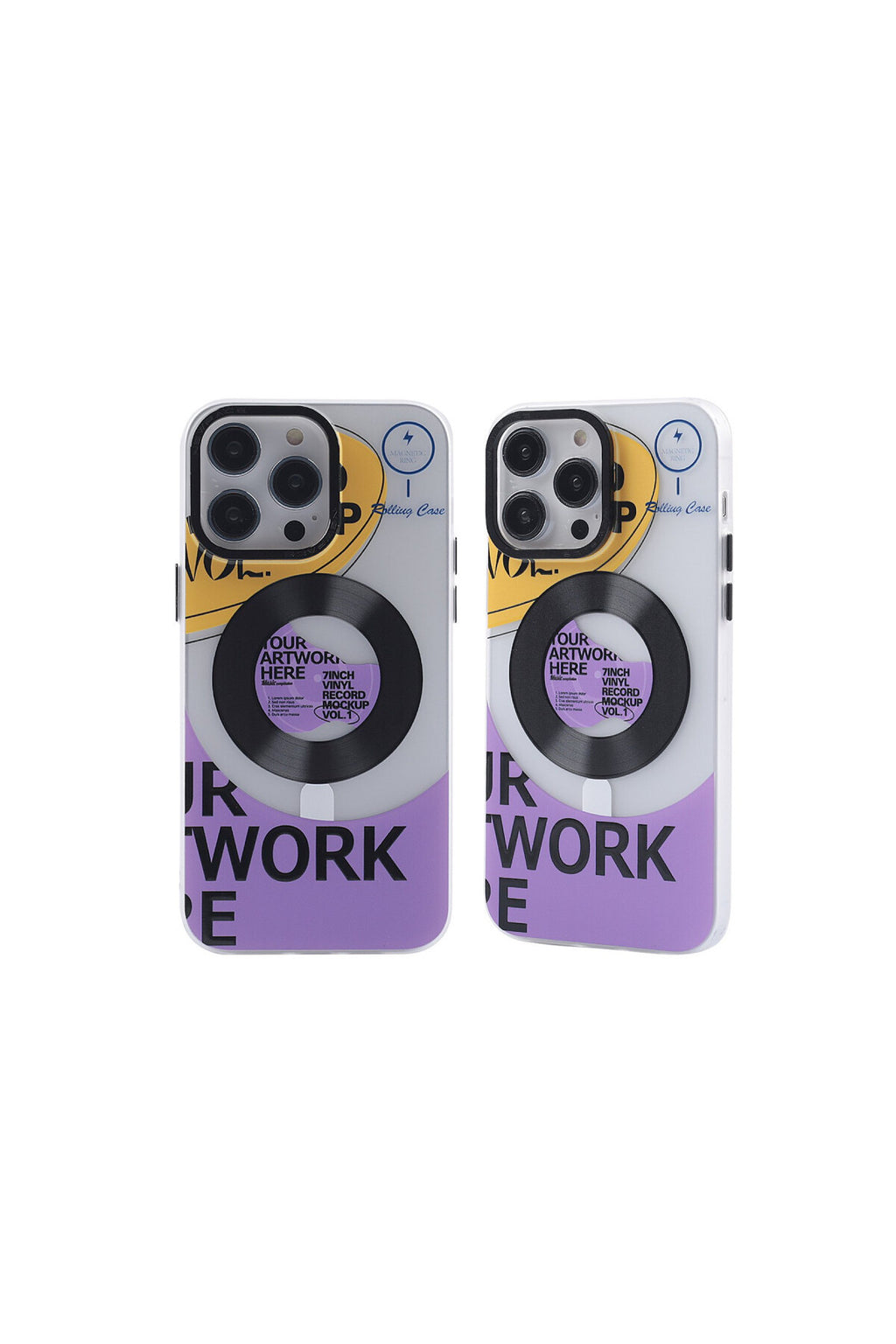 Apple iPhone 14 Pro Uyumlu Kılıf Apollo Magneticsafe Desenli Kapak - Apollo Şeffaf - 6