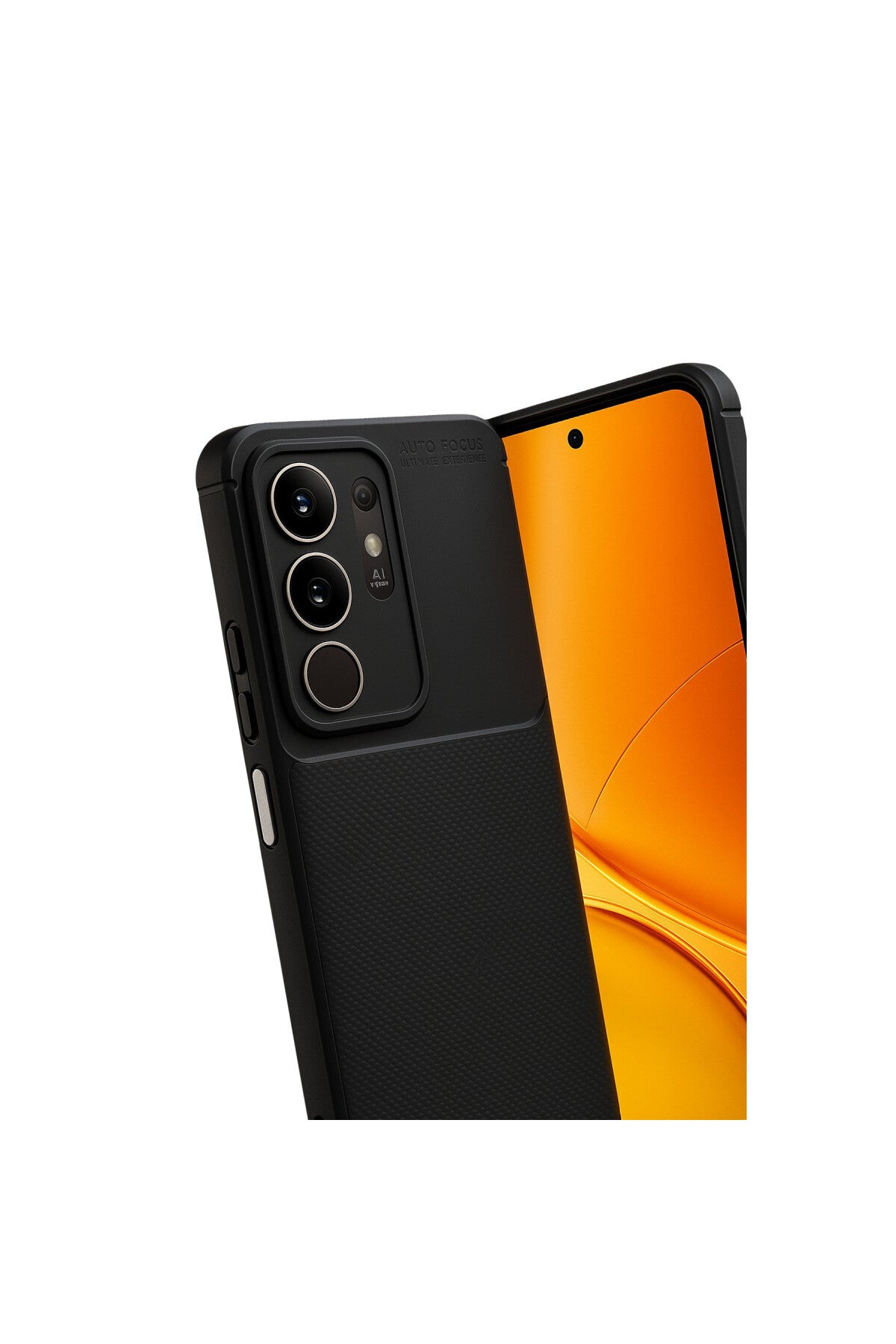Vivo Y29 4G Uyumlu Auto Focus Karbon Kapak - Siyah