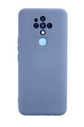 Tecno Camon 16 Uyumlu Kılıf Nano içi Kadife Silikon - Gri