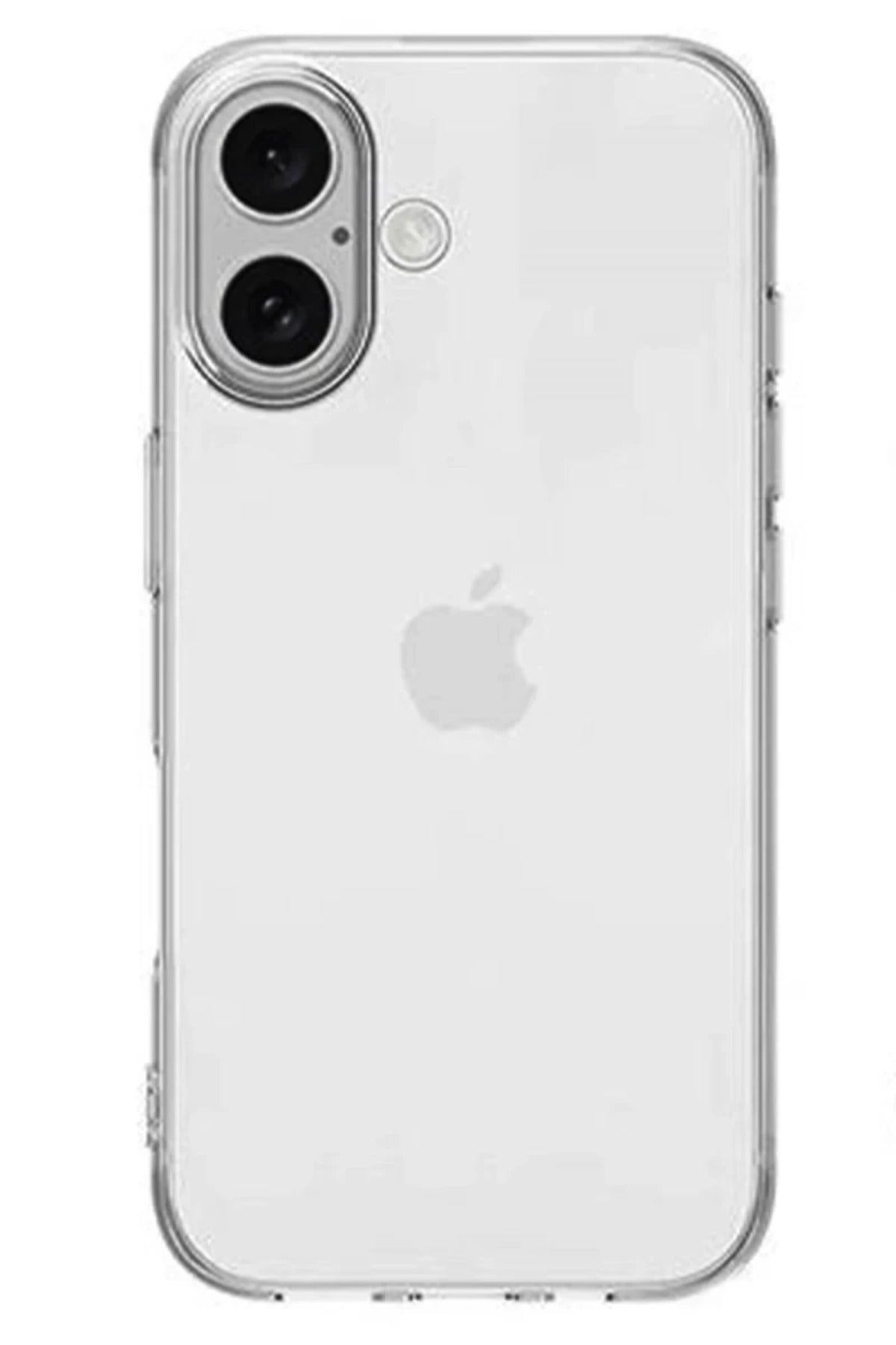 Apple iPhone 16 Plus Uyumlu Kılıf Lüx Şeffaf Silikon