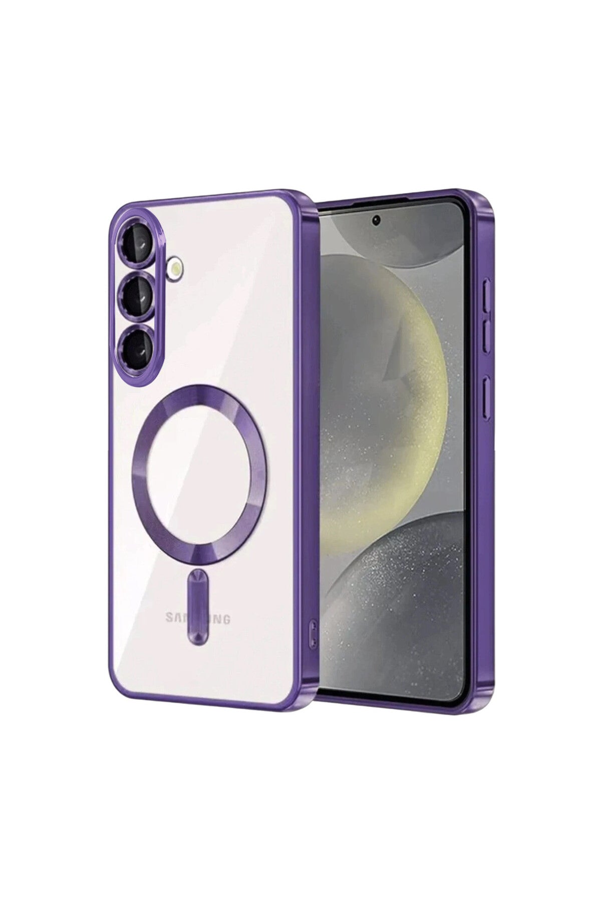 Samsung Galaxy S26 Plus Uyumlu Kross Magneticsafe Kapak - Mor