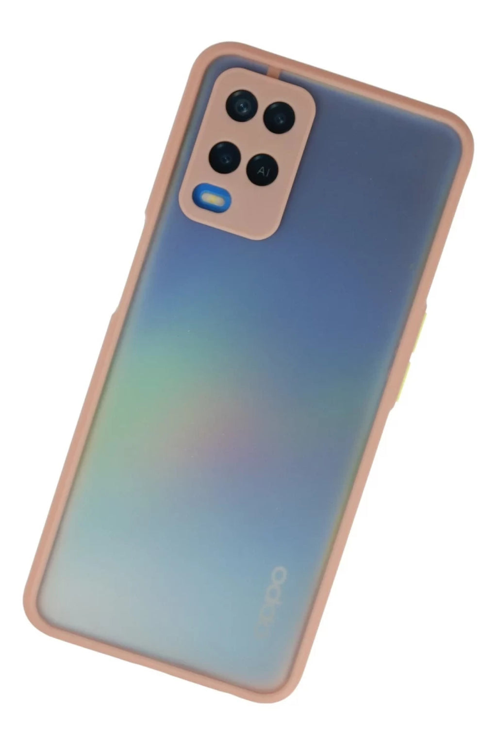 Oppo A54 4G Uyumlu Kılıf Montreal Silikon Kapak - Pembe