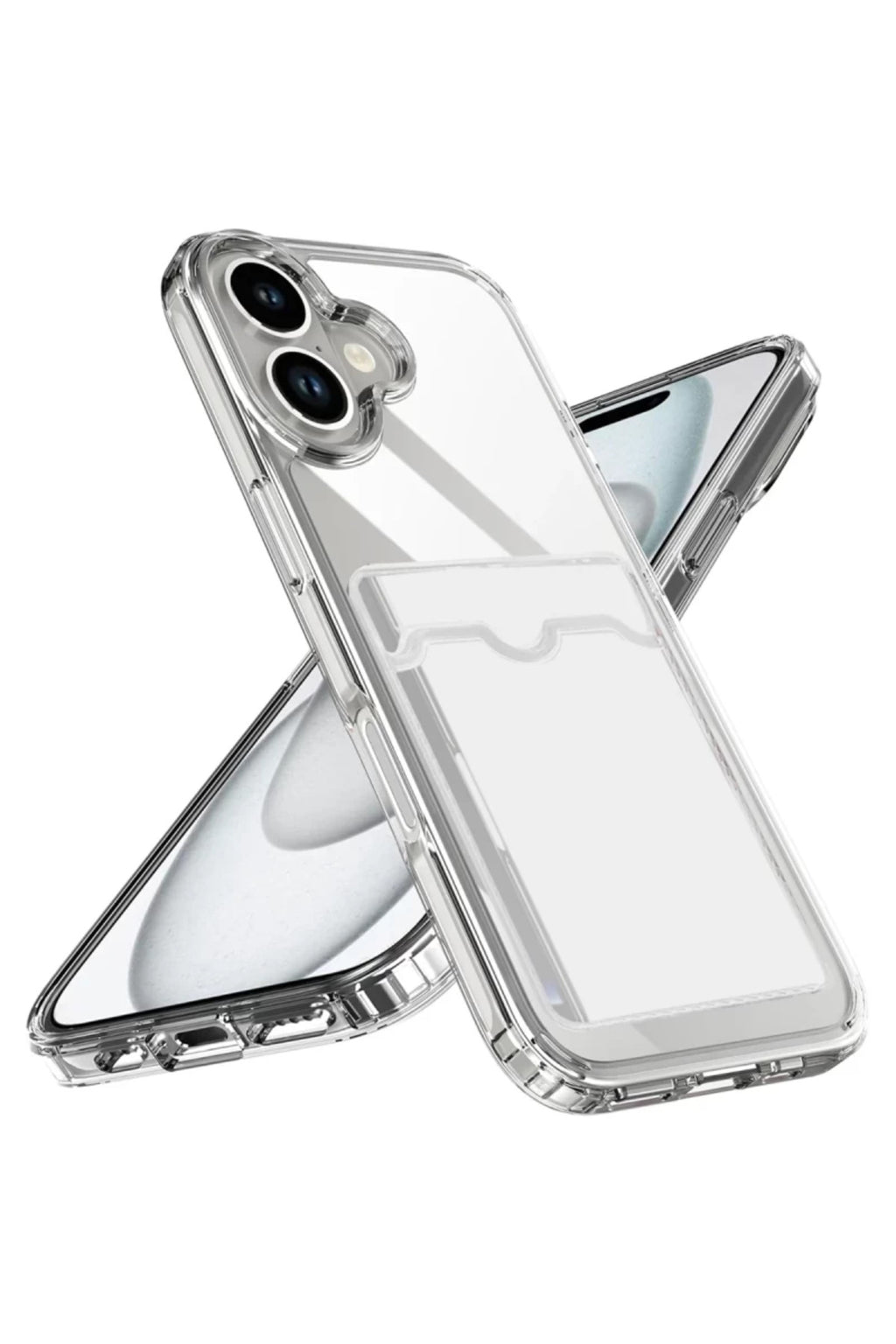 Apple iPhone 17 Uyumlu Kart Şeffaf Silikon - Şeffaf