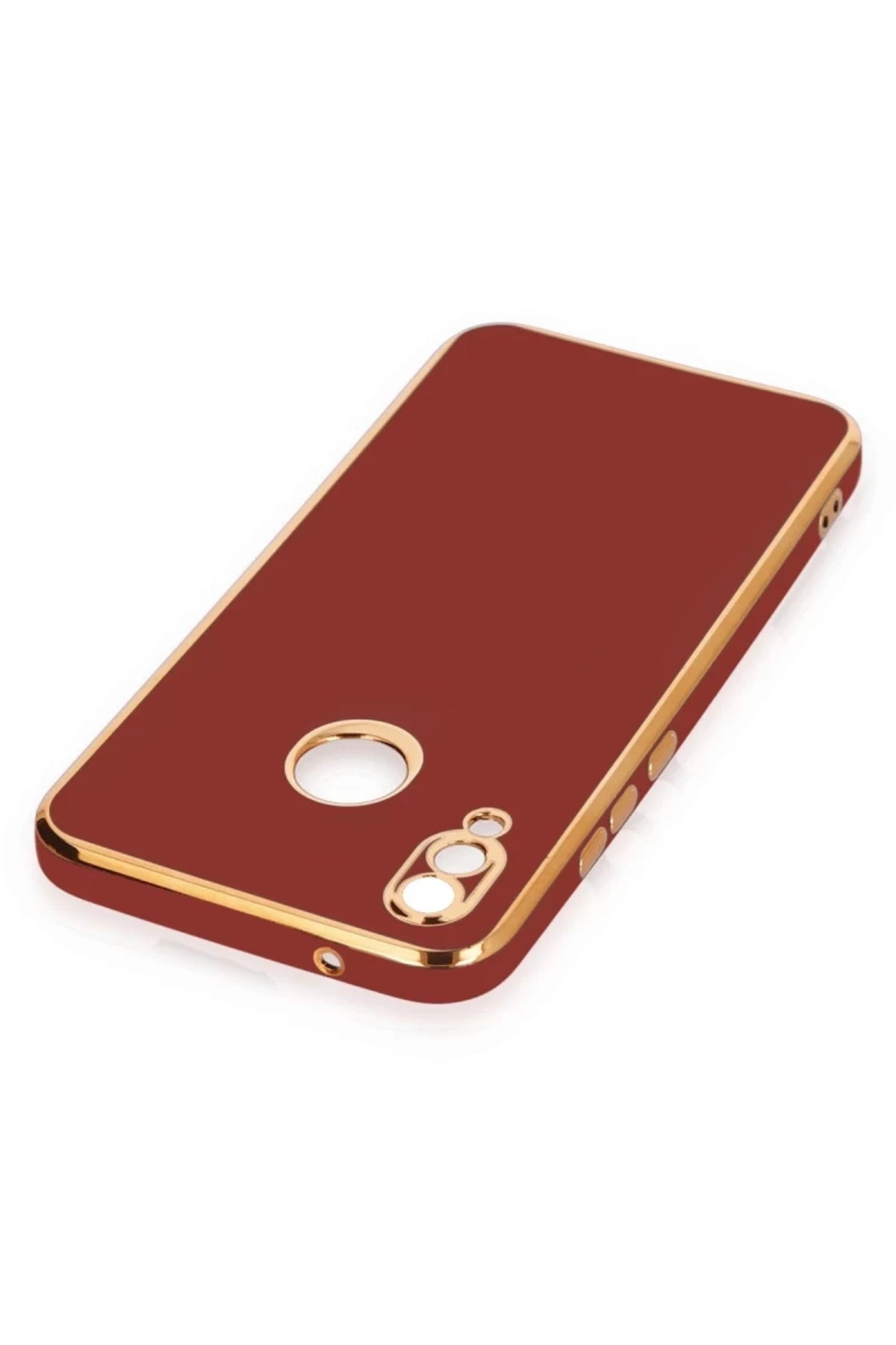 Huawei P20 Lite Uyumlu Kılıf Volet Silikon - Kırmızı