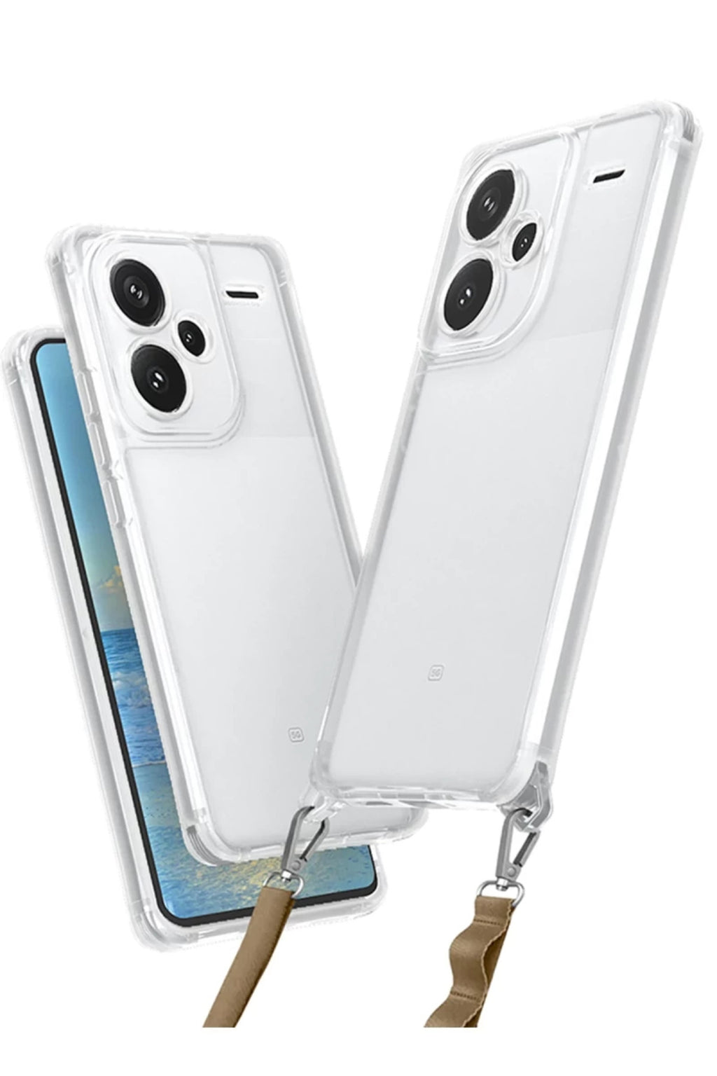 Xiaomi Redmi Note 13 Pro Plus Uyumlu Kılıf Penta Silikon Kılıf - Şeffaf