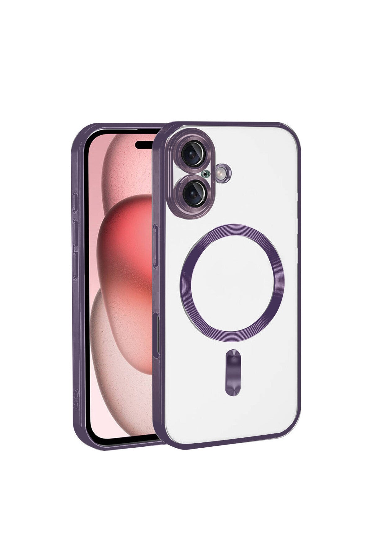Apple iPhone 17 Uyumlu Kross Magneticsafe Kapak - Mor