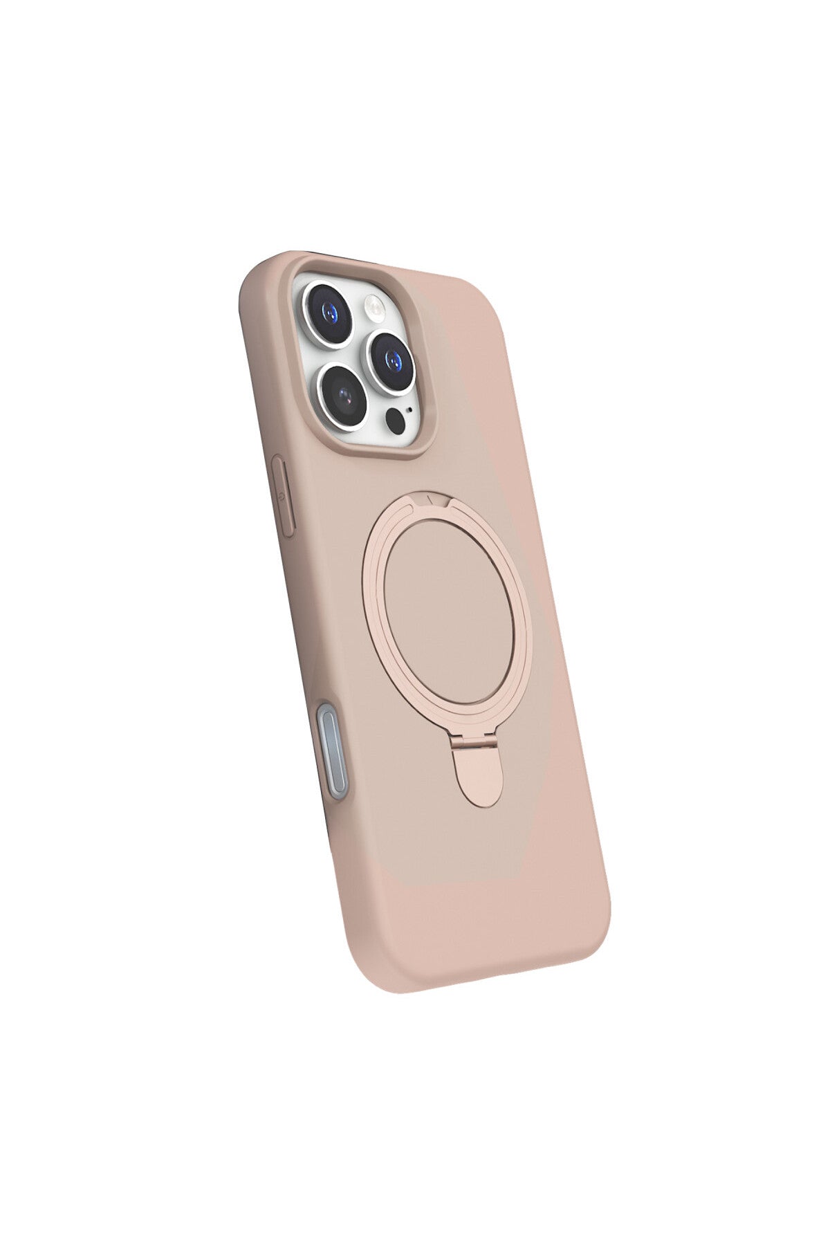Apple iPhone 16 Pro Max Uyumlu Regal Magsafe Standlı Kapak - Çöl Titanyum