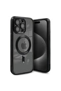 Apple iPhone 15 Pro Max Uyumlu Kılıf Kross Magneticsafe Kapak - Siyah