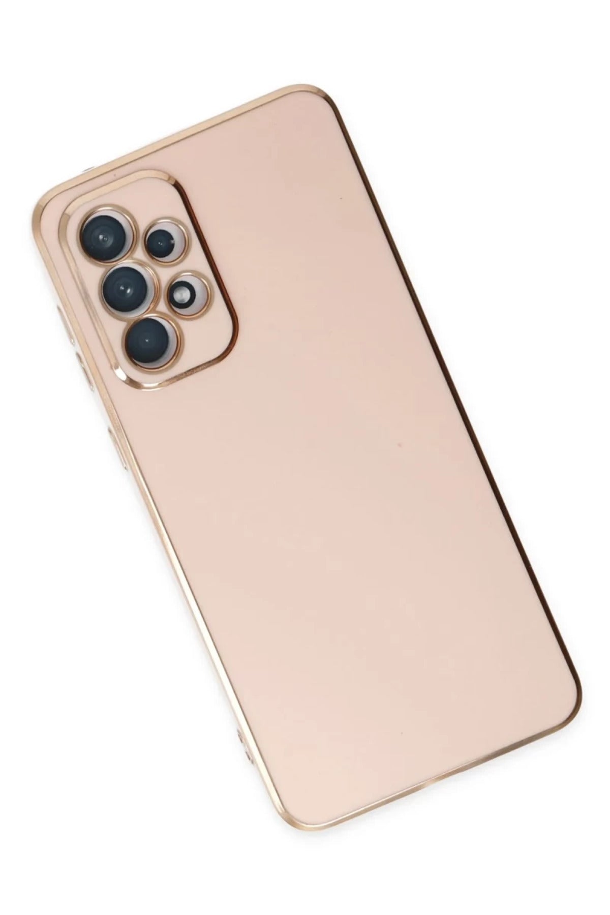 Samsung Galaxy A73 5G Uyumlu Kılıf Volet Silikon - Pembe