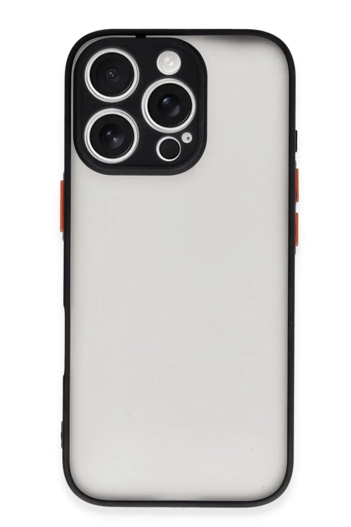 Apple iPhone 16 Pro Uyumlu Kılıf Montreal Silikon Kapak - Siyah