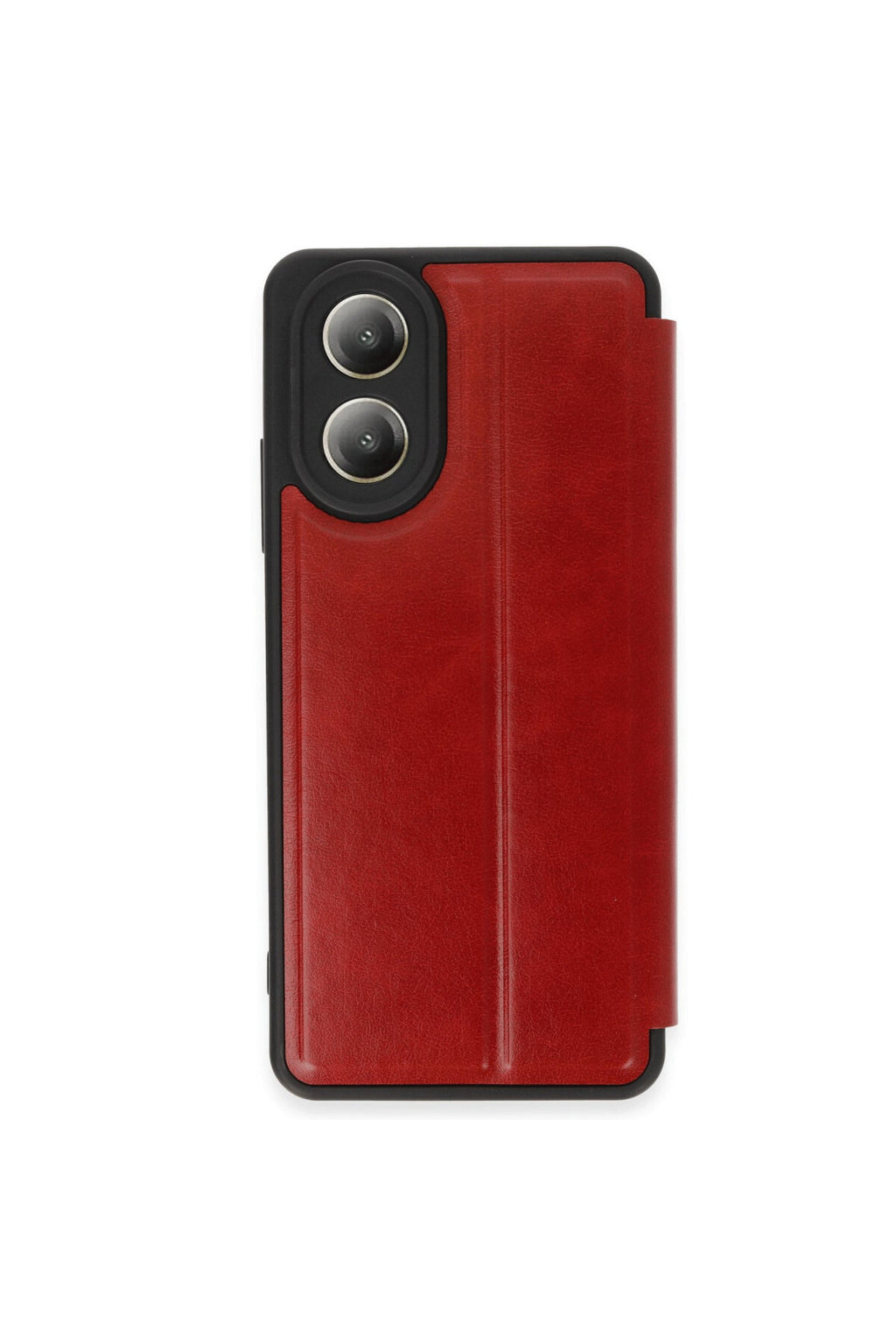 Oppo A38 Uyumlu Kılıf Flip Cover - Kırmızı
