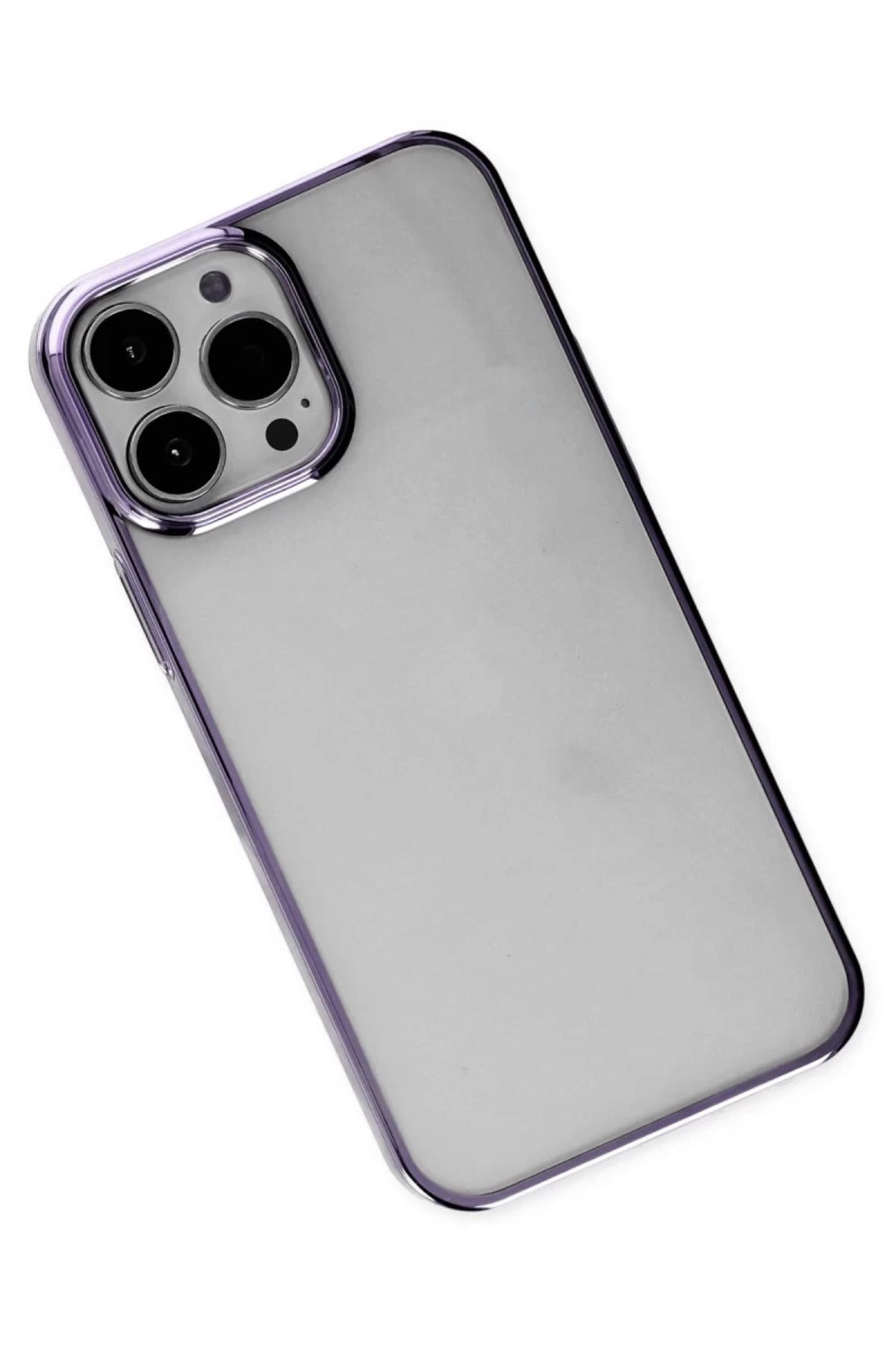 Apple iPhone 14 Pro Uyumlu Kılıf Element Silikon - Mor