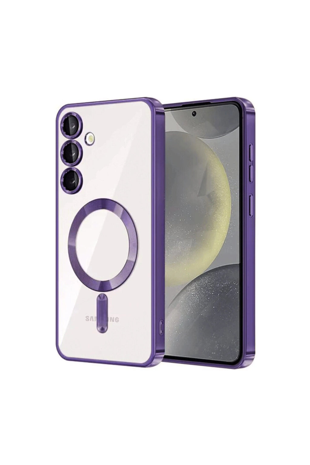 Samsung Galaxy A35 5G Uyumlu Kross Magneticsafe Kapak - Mor