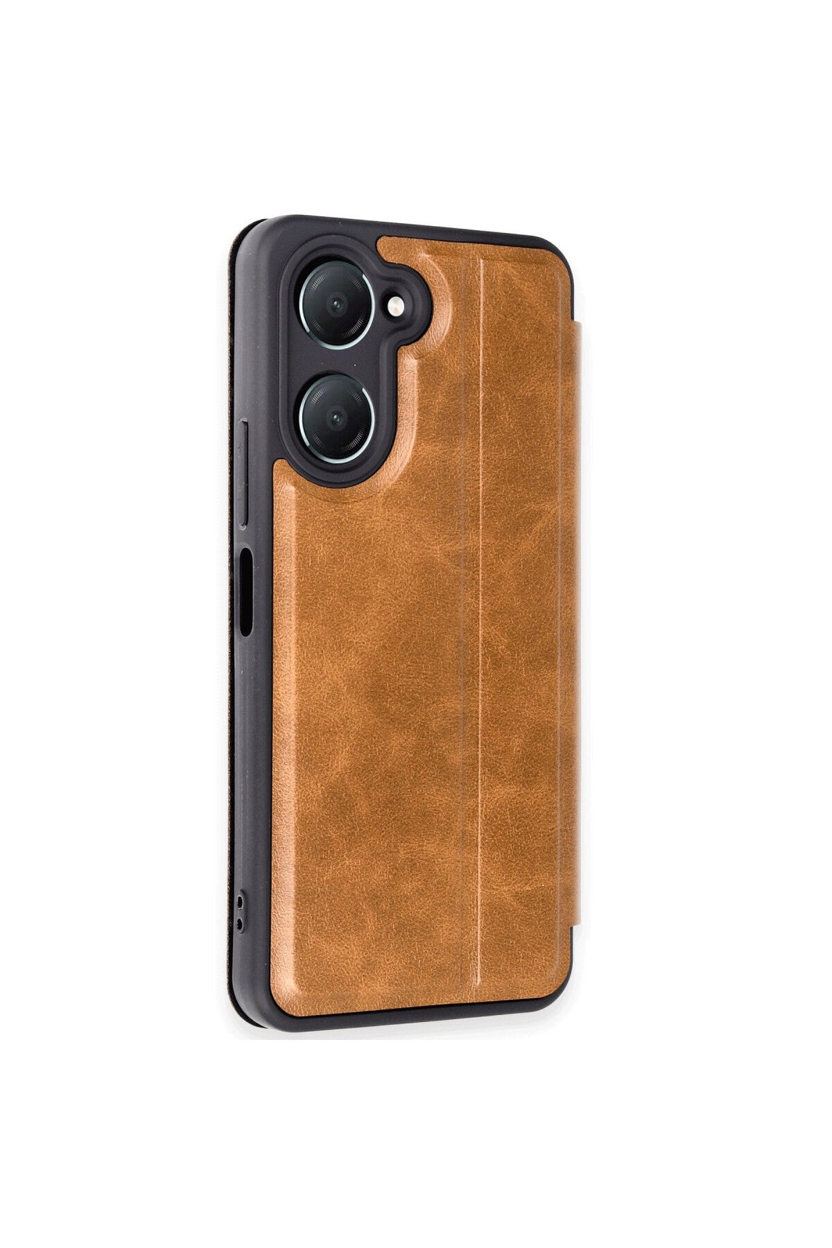 Vivo Y18 Uyumlu Kılıf Flip Cover - Taba