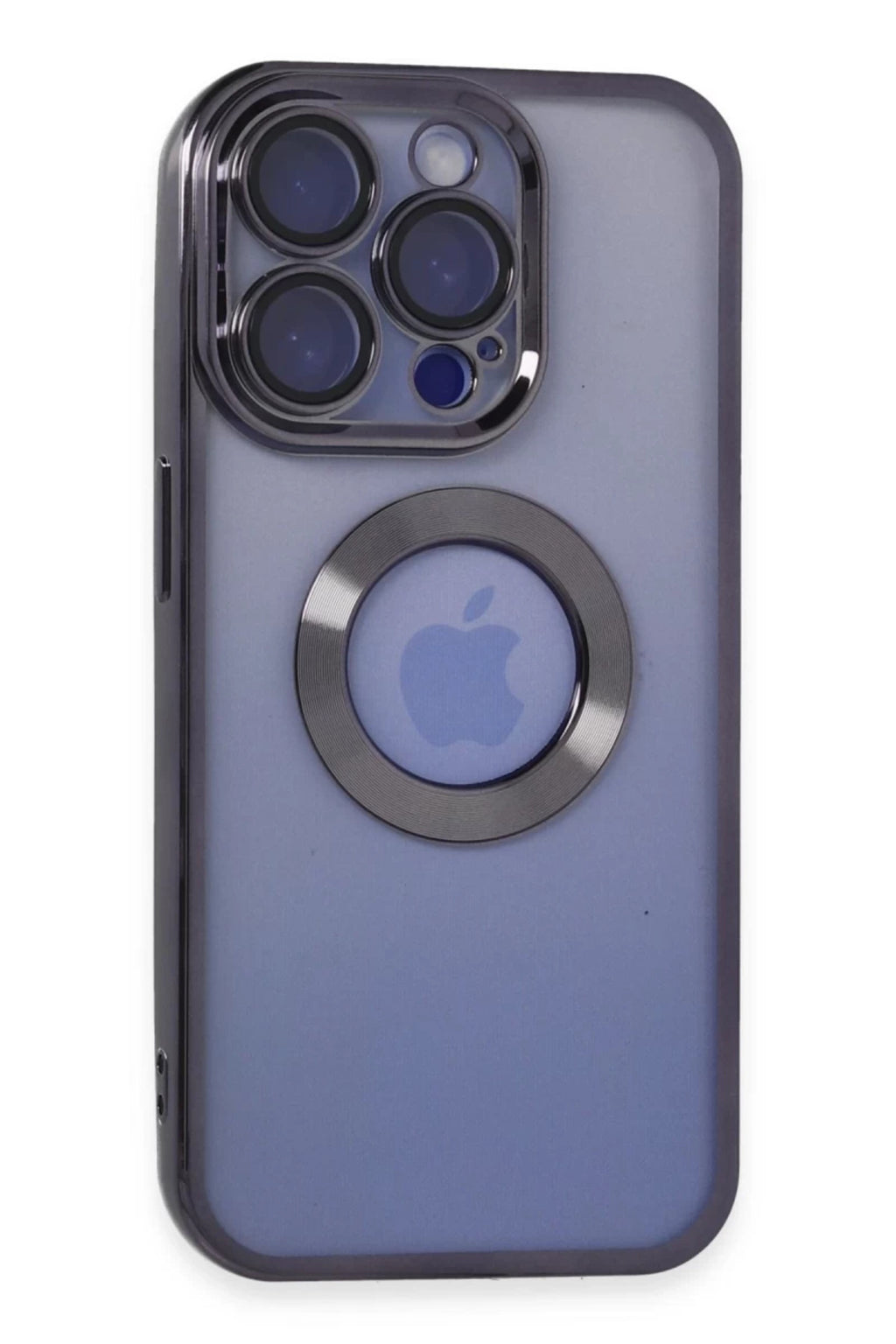 Apple iPhone 15 Pro Max Uyumlu Kılıf Slot Silikon - Mor