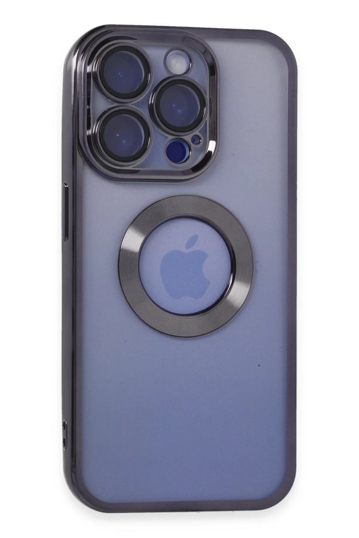 Apple iPhone 15 Pro Max Uyumlu Kılıf Slot Silikon - Mor