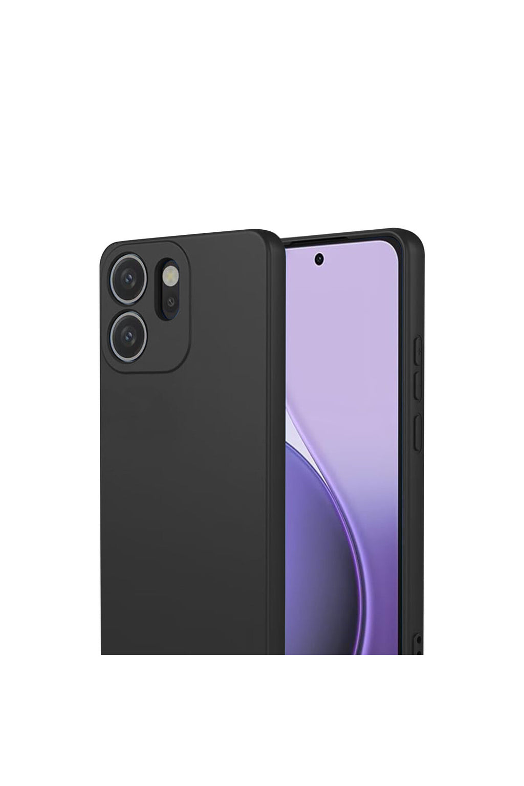 Oppo Reno 14F Uyumlu First Silikon - Siyah