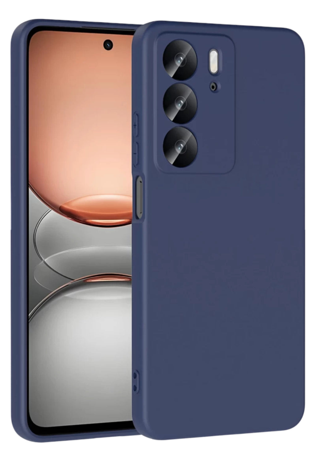 Realme C75 4G Uyumlu First Silikon - Lacivert