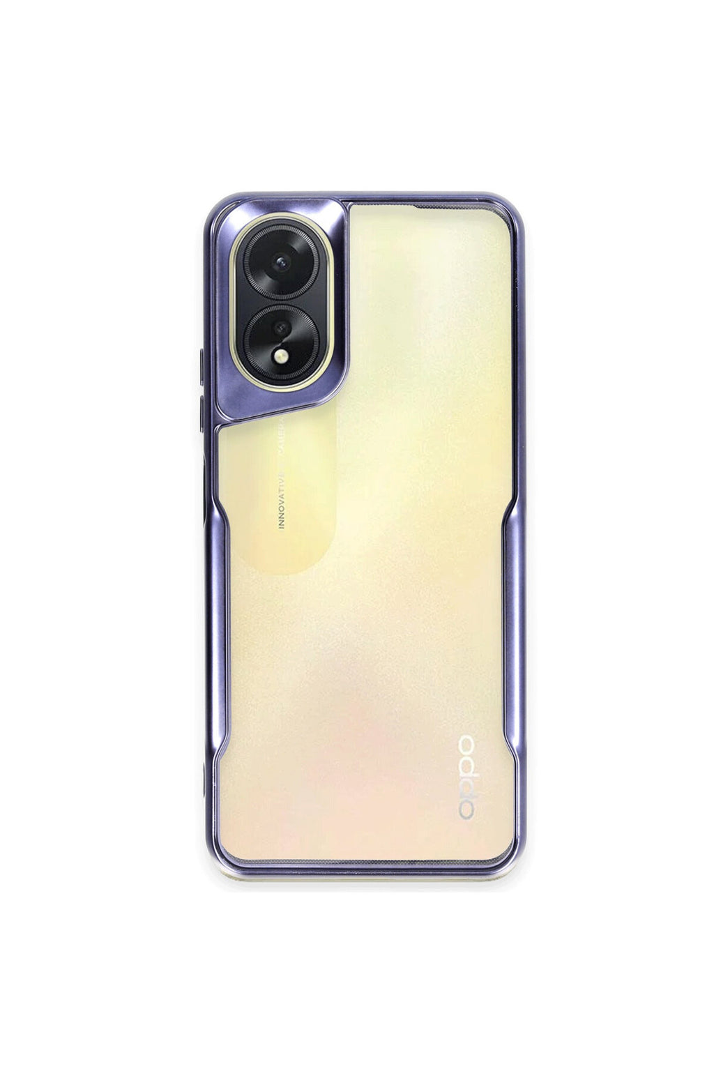 Oppo A38 Uyumlu Kılıf Boyi Silikon Kapak - Lacivert