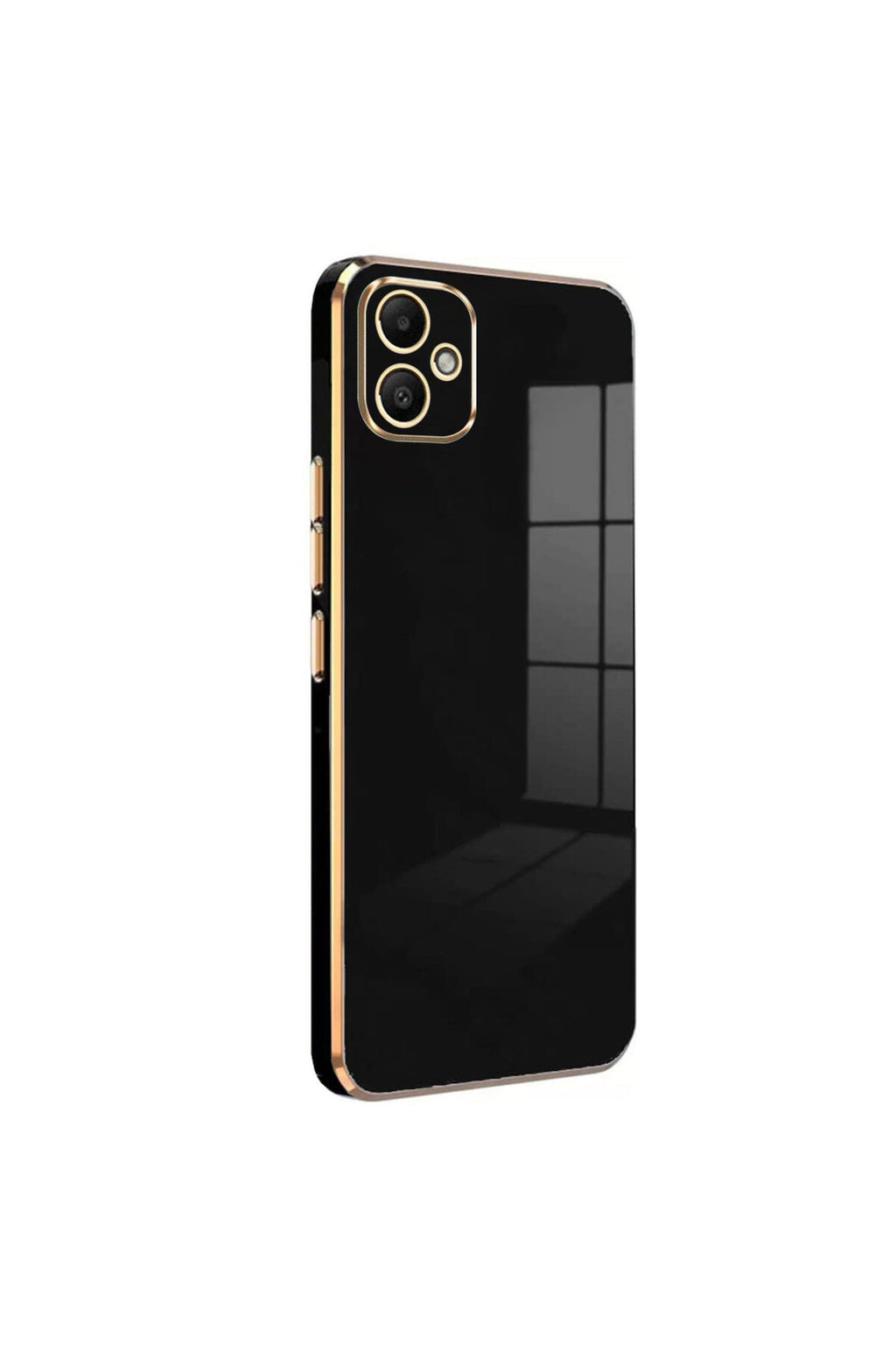 Samsung Galaxy A05 Uyumlu Kılıf Volet Silikon - Siyah