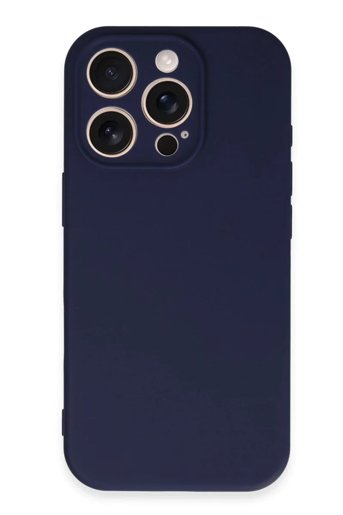 Apple iPhone 16 Pro Uyumlu Kılıf First Silikon - Lacivert