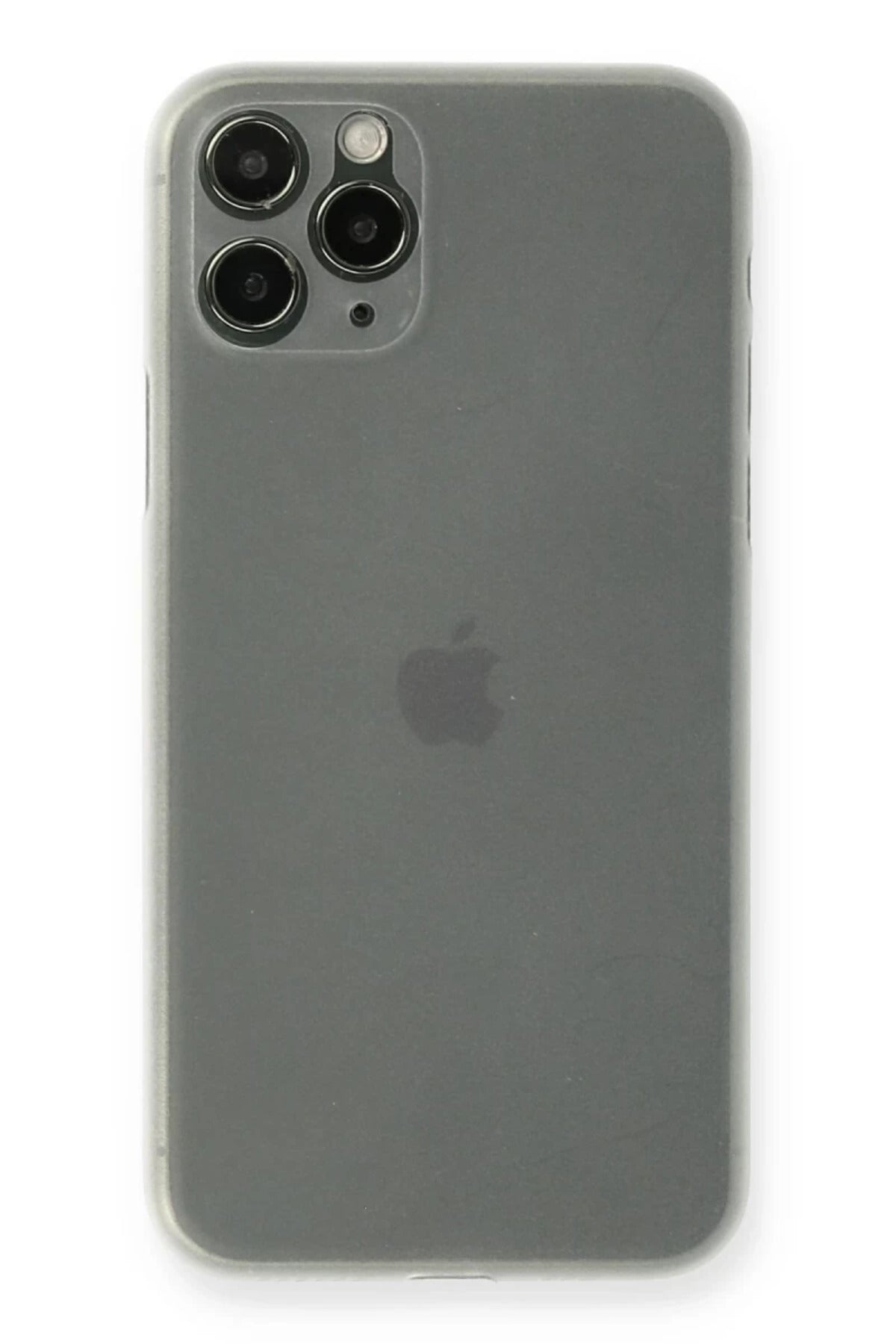 Apple iPhone 11 Pro Max Uyumlu Kılıf PP Ultra İnce Kapak - Beyaz