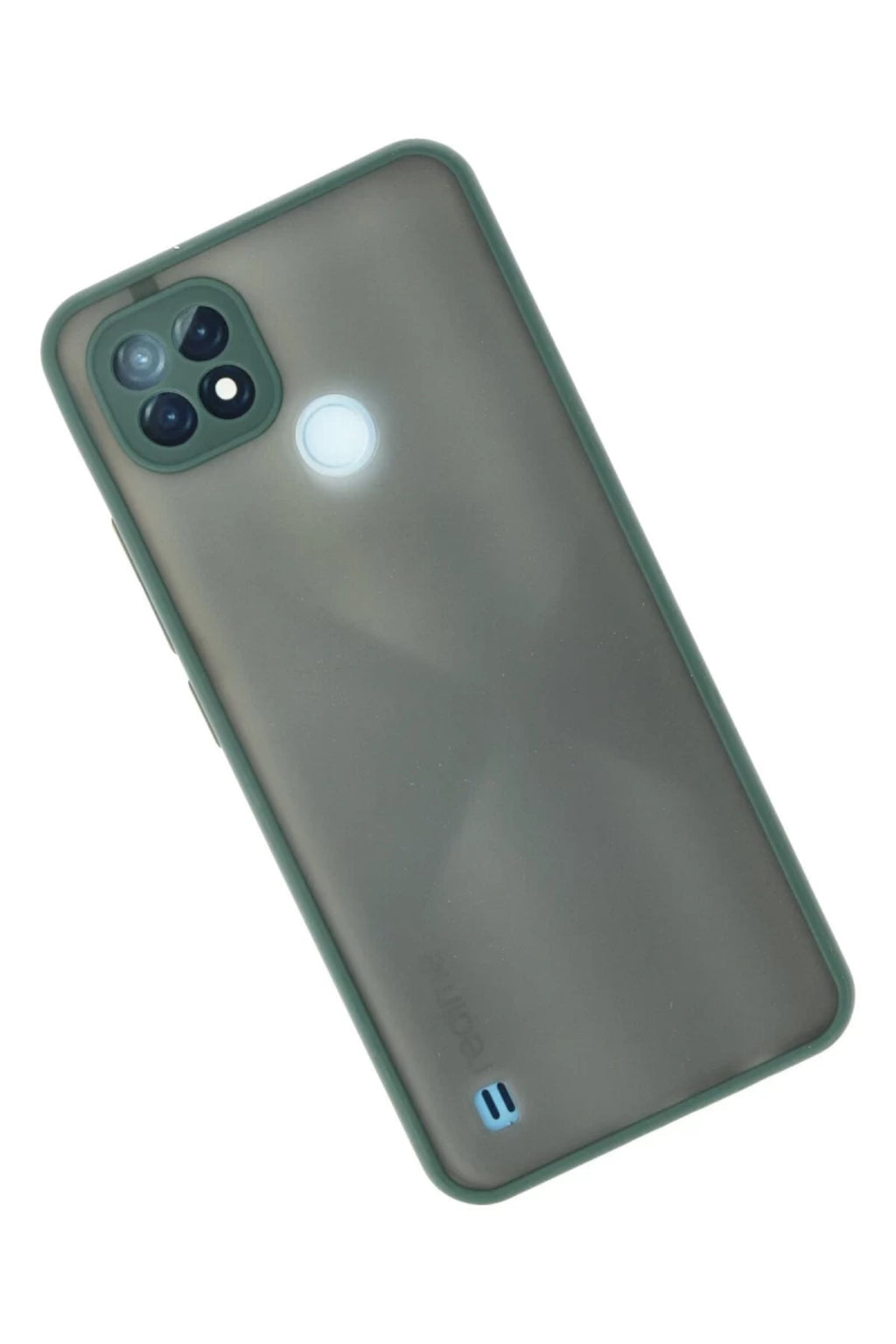 Realme C21 Uyumlu Kılıf Montreal Silikon Kapak - Yeşil
