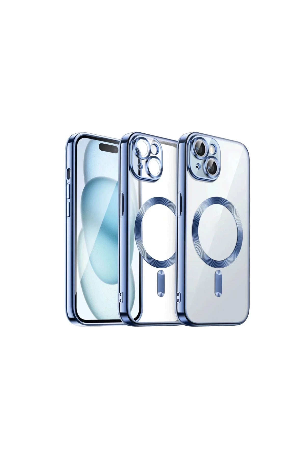Apple iPhone 13 Uyumlu Kılıf Kross Magneticsafe Kapak - Sierra Blue