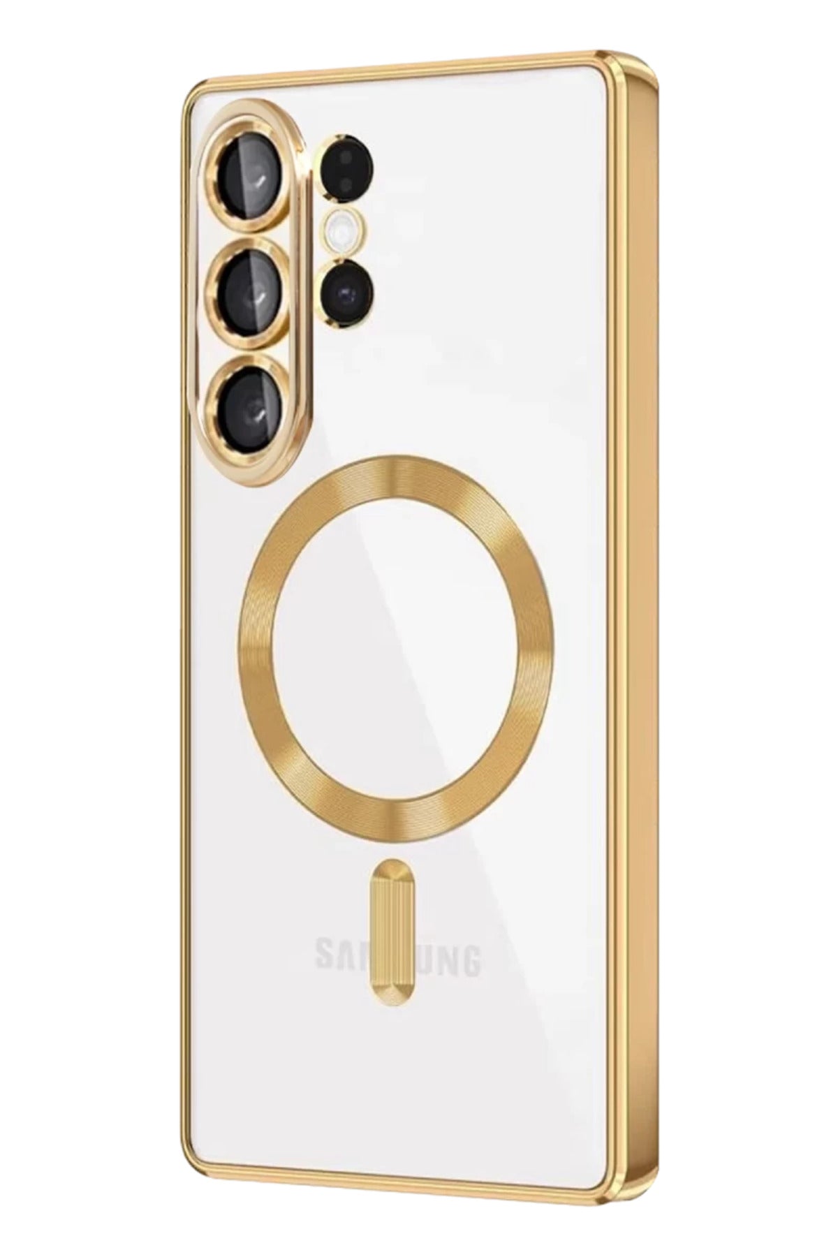 Samsung Galaxy S26 Ultra Uyumlu Kross Magneticsafe Kapak - Gold