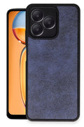 Realme Note 50 4G Uyumlu Kılıf Aras Deri Kapak - Lacivert